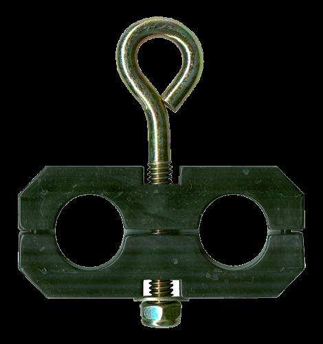 HAB-HCE-6, Fairview Ltd., Fittings, Nuts, Bolts, HOSE CLAMP, 1-EYEBOLT 3/8H - HAB-HCE-6