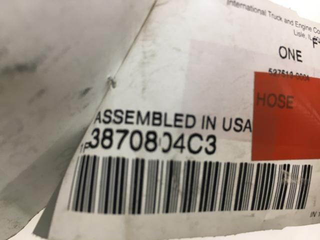 3870804C3, Navistar International, HOSE, HYDRAULIC BK GIVE LENGTH INCH DESCRIPTI MASTER CYLINDER - part number 3870804C3