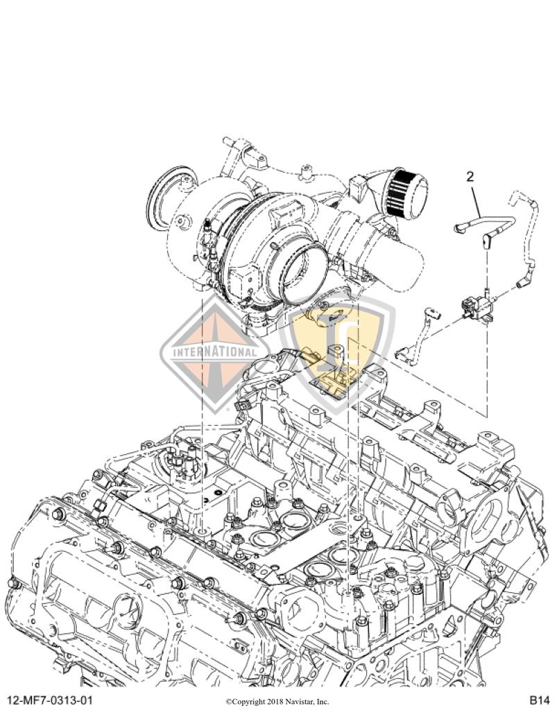 2510850C91, Navistar International, HOSE KIT - part number 2510850C91
