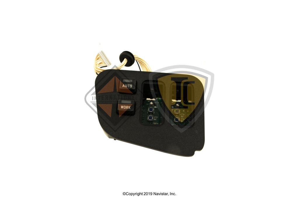 2594919C94, Navistar International, HOUSING, HEADLIGHT SWITCH, W/ AUT HL AND WORK - part number 2594919C94