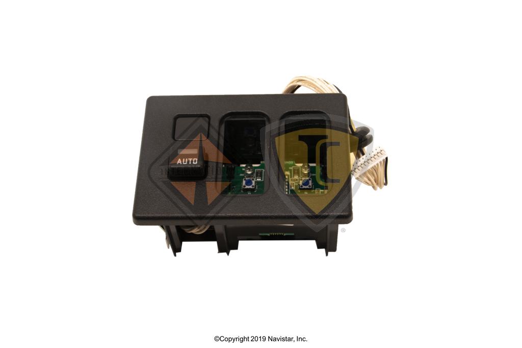 2598070C94, Navistar International, HOUSING, SWITCH, LT, W/ AUTO HD AND BLNK - part number 2598070C94