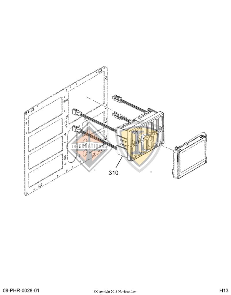 3549777C5, Navistar International, HOUSING SWITCH 12 PK - part number 3549777C5