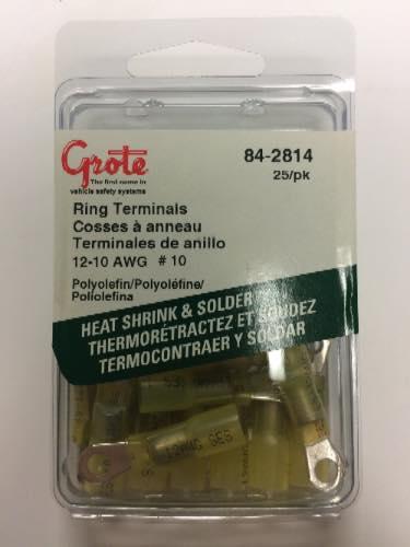 84-2814, Grote Industries Co., HT SHRNK SOLDER RNG #10 25P - 84-2814
