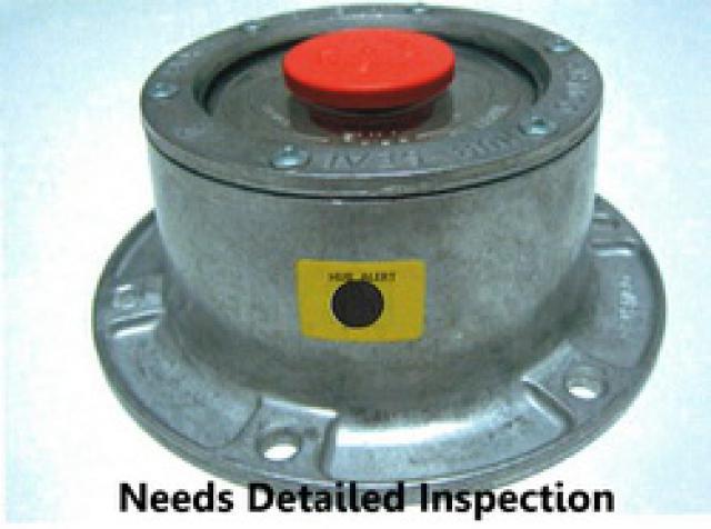 HA100, Spectra Products, Hub Alert Heat Sensing Labels (4) - HA100