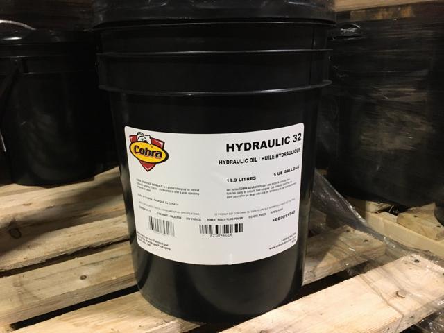 FBB0011740, Irving Lubricants - Hydraulic, HYD OIL. AW32 COBRA, 18.9L - part number FBB0011740