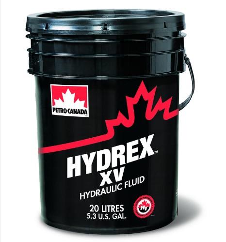 PCHDXASP20, Petro Canada Lubricants, HYDREX XV ALL SEASON HYDRAULIC FLUID 20 L PAIL - PCHDXASP20