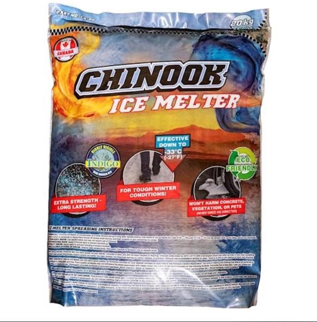 CH-20, Gregg Distributors LTD, ICEMELT, CHINOOK 20KG BAG - CH-20
