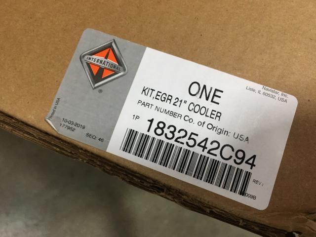 1832542C94, Navistar International, COOLER KIT, RETURN HOSE, EXHAUST GAS RECIRCULATION, 21 IN. - part number 1832542C94