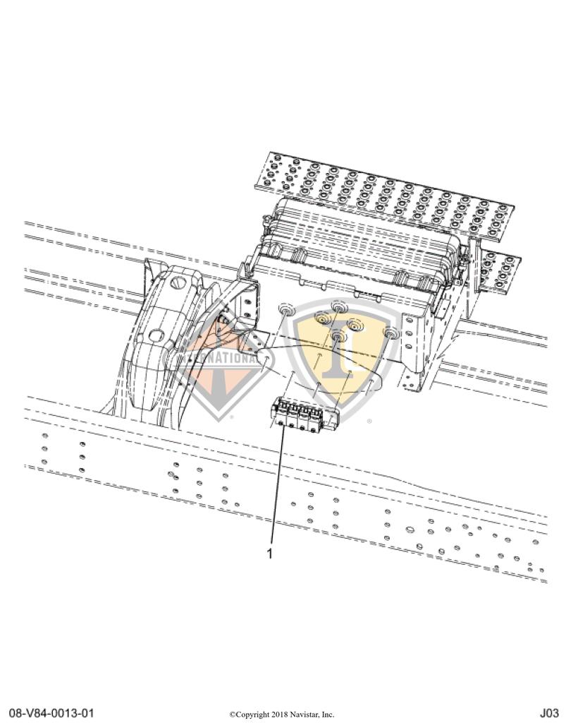 2507597C91, Navistar International, COVER KIT, SOLENOID, AIR BRAKE, PLATE - part number 2507597C91