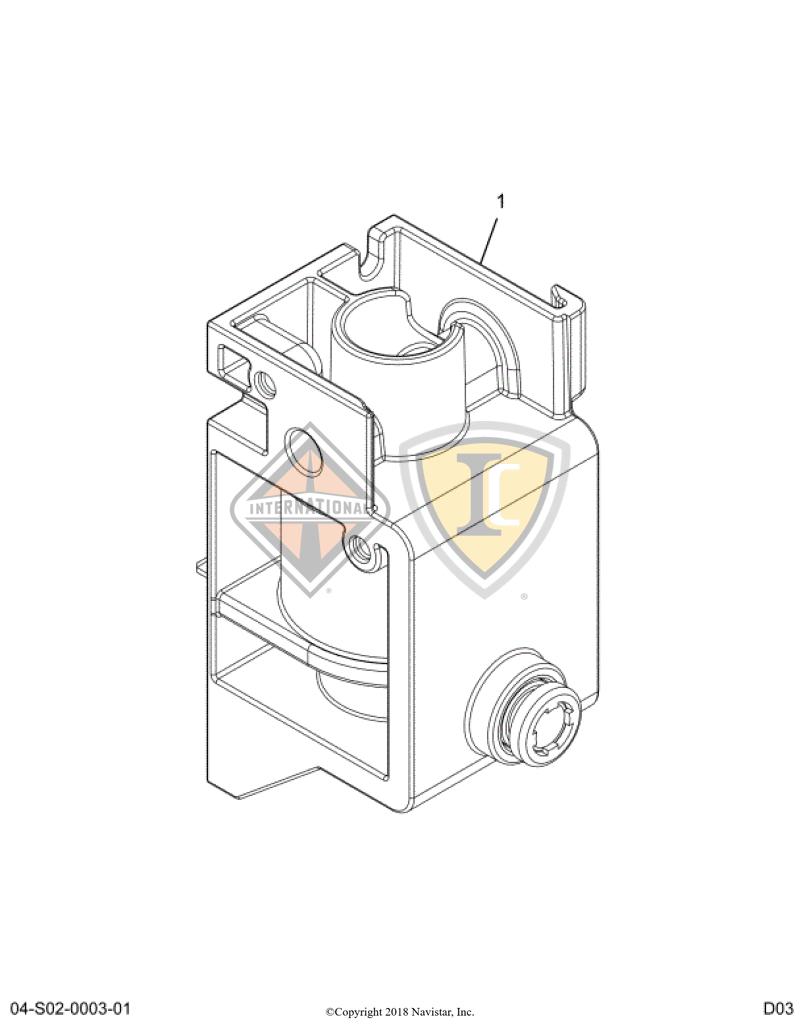 2506711C91, Navistar International, KIT, AIR BRK SOLENOID N.C. - part number 2506711C91