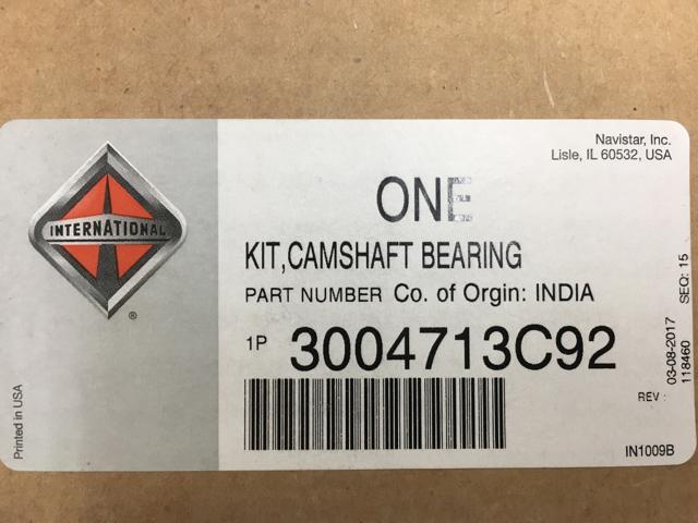 3004713C92, Navistar International, BEARING KIT, CAMSHAFT, BRAKE - part number 3004713C92