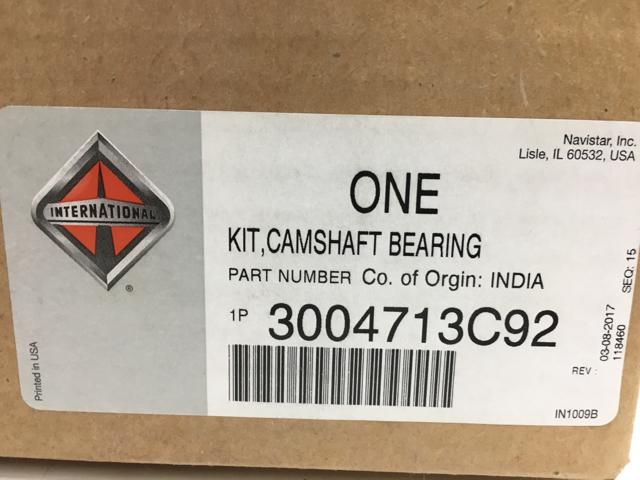 3004713C92, Navistar International, BEARING KIT, CAMSHAFT, BRAKE - part number 3004713C92