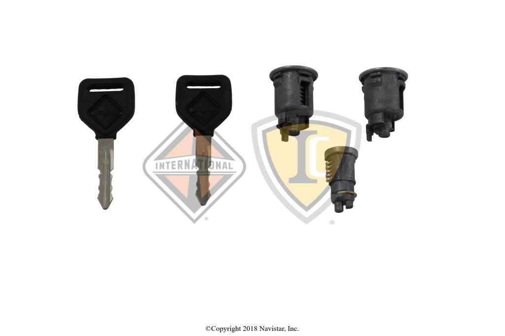 3547893C92, Navistar International, KEY AND TUMBLER KIT, DOOR AND IGNITION - part number 3547893C92