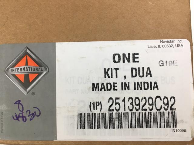 2513929C92, Navistar International, KIT, DUAL DISC HORN, CE/BE B - part number 2513929C92