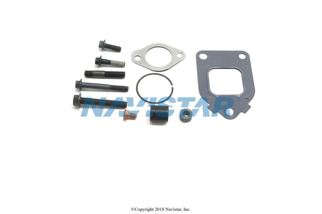 2512877C91, Navistar International, BOLTS AND GASKET KIT, EXHAUST MANIFOLD, THICKER FLANGE - part number 2512877C91