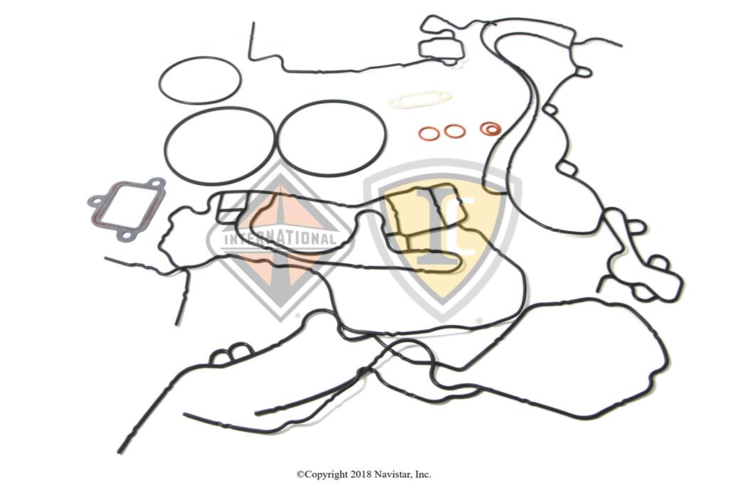 1824984C95, Navistar International, SET FRT COVER GSKT DT466E - part number 1824984C95