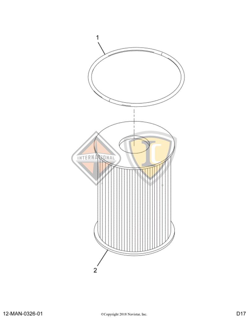 2517615C91 by Navistar International FUEL FILTER KIT