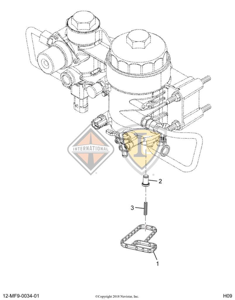 1893801C94, Navistar International, REGULATOR KIT, FUEL PRESSURE, NON-ILLUSTRATED - part number 1893801C94