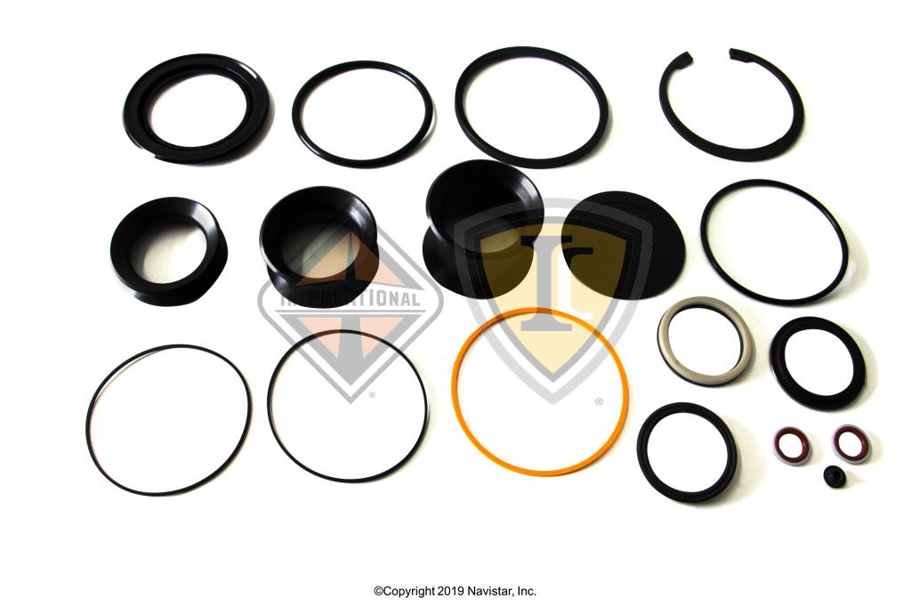 2592439C91, Navistar International, GASKET AND SEAL KIT, POWER STEERING, SLAVE - part number 2592439C91