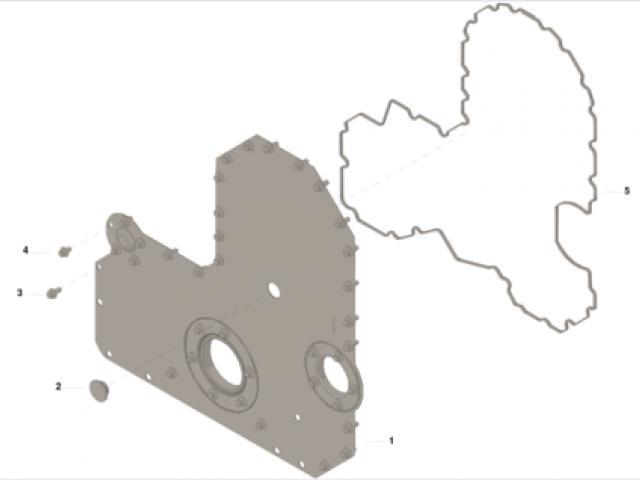 4089996, Cummins, KIT, GEAR COVER - 4089996