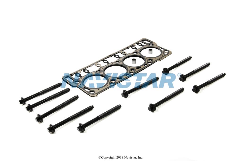 1873196C95, Navistar International, GASKET SET, CYLINDER HEAD, ENGINE, W/ BOLTS - part number 1873196C95