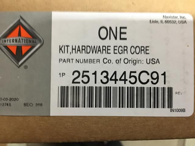 2513445C91, Navistar International, KIT,HT EGR COOLER W CORE - part number 2513445C91