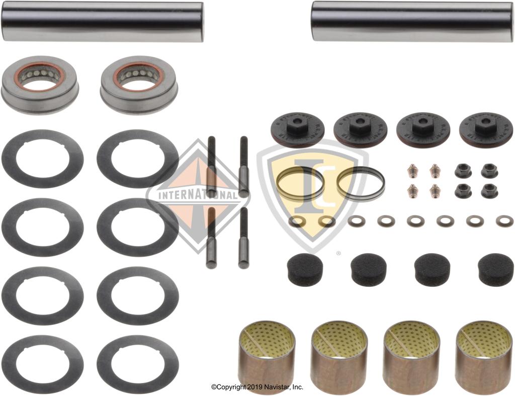 DS328349, Eaton Differential Parts, REPAIR KIT, KING PIN, FRONT STEER AXLE, DX BUSHING, 9.06 IN. X 1.87 IN., 9.06 IN. X 1.87 IN. - DS328349