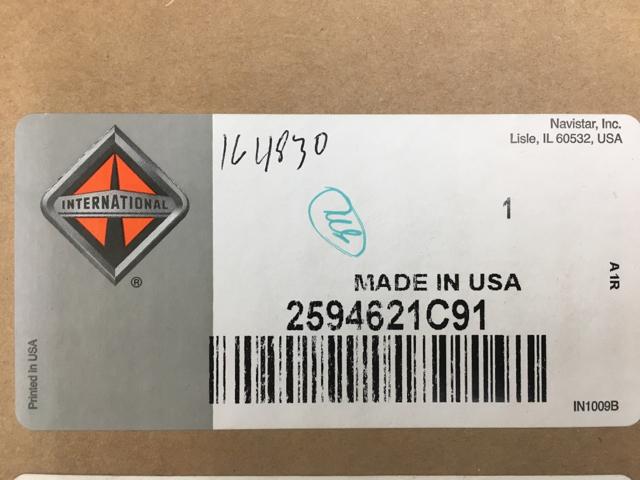 2594621C91, Navistar International, GLASS CARRIER PLATE ASSEMBLY, LEFT HAND, CONVEX, HEATED, TURN SIGNAL - part number 2594621C91