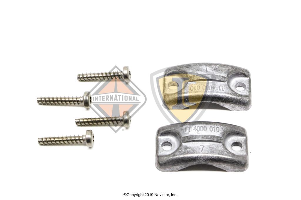 2506236C91, Navistar International, KIT, MIRROR CLAMP (2-ALUMCLMP - part number 2506236C91