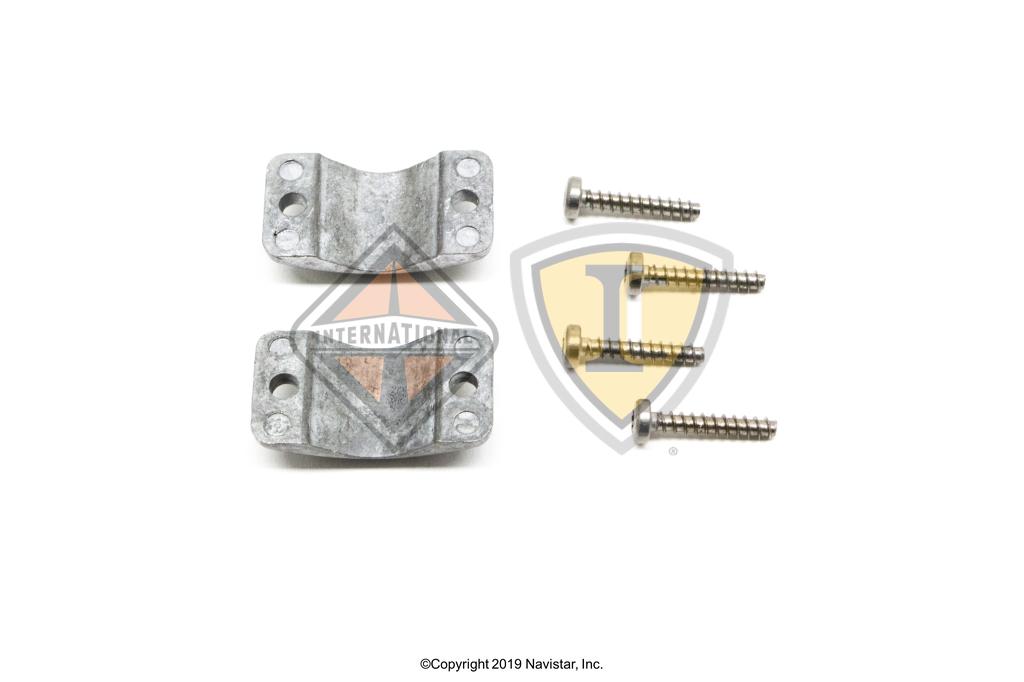 2506236C91, Navistar International, KIT, MIRROR CLAMP (2-ALUMCLMP - part number 2506236C91