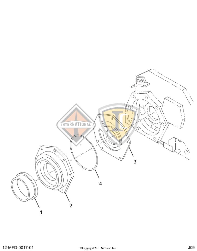 1881752C92, Navistar International, OIL PUMP KIT, ENGINE, 570 GENERATION III - part number 1881752C92