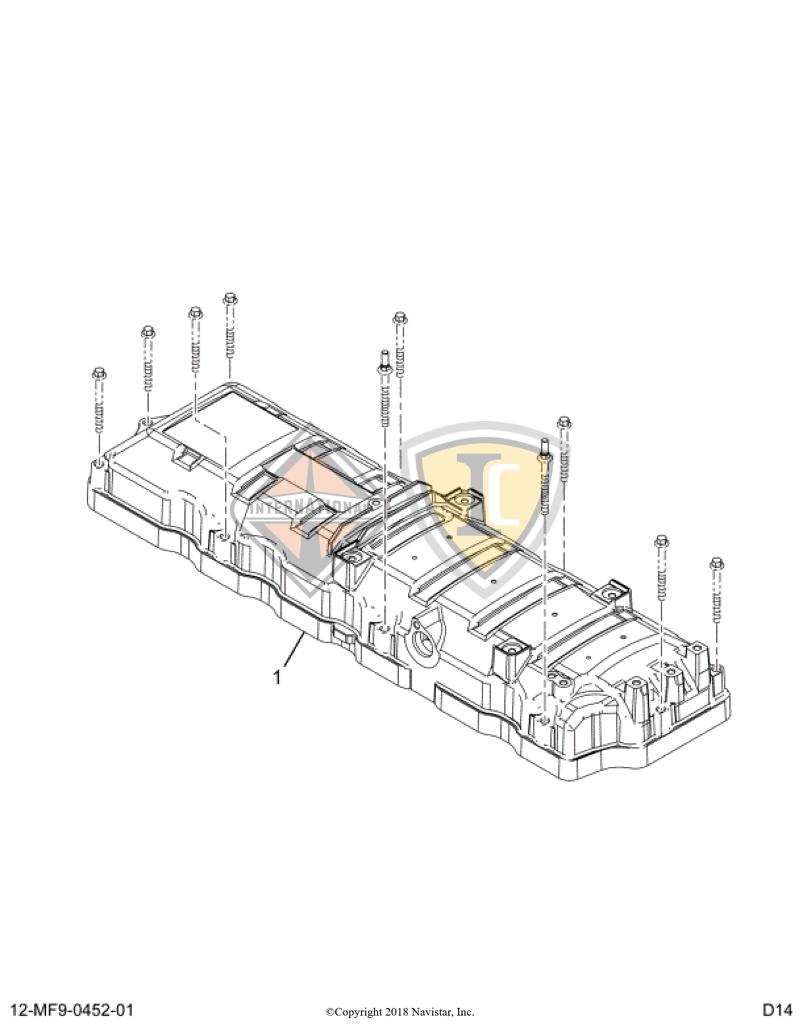 2512559C91, Navistar International, BREATHER ASSY, CRANKCASE VENTILATION, OPEN CONVERSION KIT, TURBINE HOUSING W/ VALVE COVER - part number 2512559C91