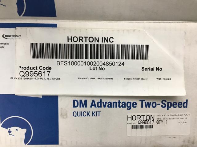 HORQ995617, Horton Fans, REPAIR KIT, FAN CLUTCH, ENGINE COOLING - part number HORQ995617