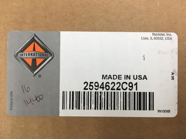 2594622C91, Navistar International, GLASS CARRIER PLATE ASSEMBLY, RIGHT HAND, CONVEX, HEATED, TURN SIGNAL - part number 2594622C91
