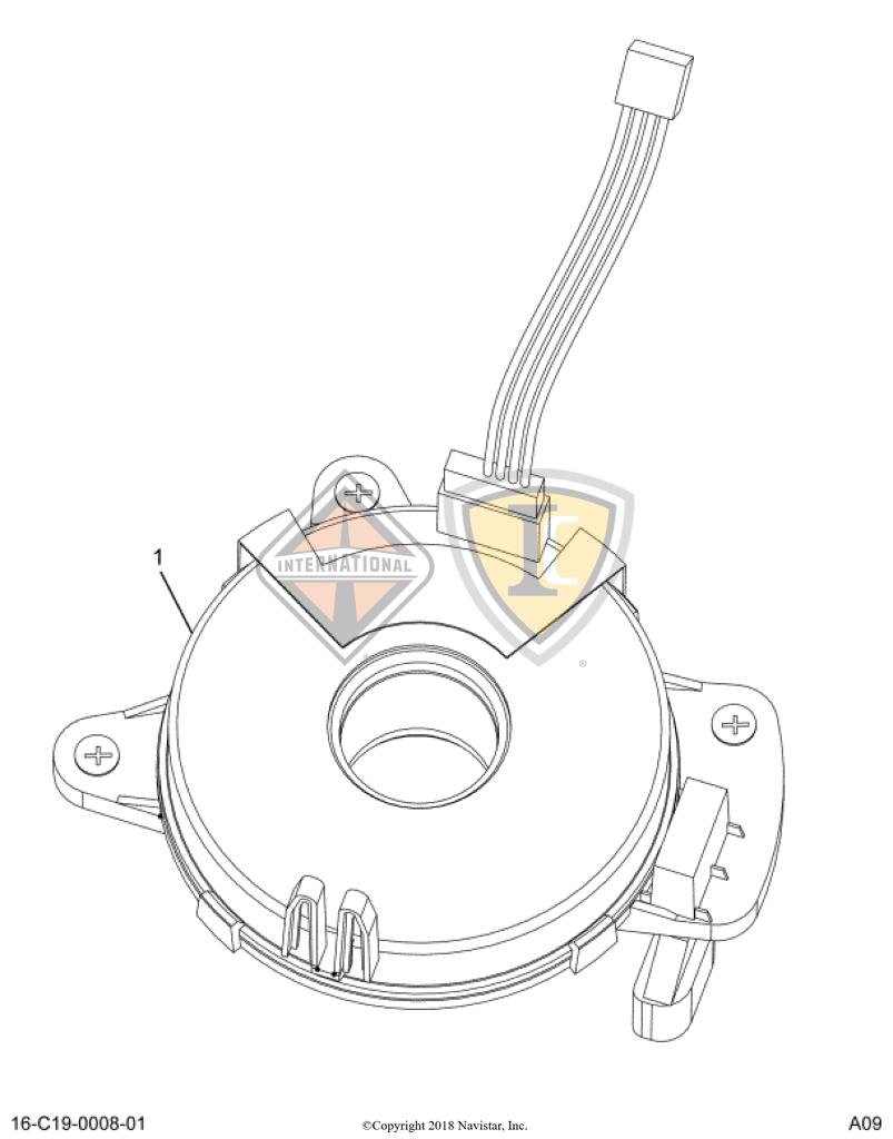 2505657C91, Navistar International, KIT, SPRING CLOCK W/CAM - 2505657C91