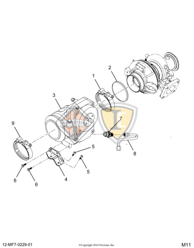 7090495C92, Navistar International, RETROFIT KIT, TURBO, TMV - part number 7090495C92