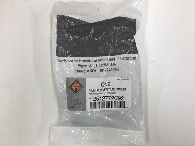 2512772C92, Navistar International, KIT, TURBO SUPPLY LINE FITTING - part number 2512772C92
