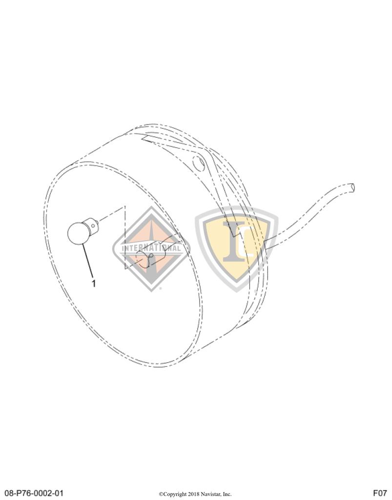 2506796C1, Navistar International, LAMP - part number 2506796C1