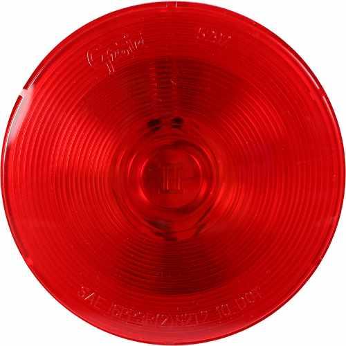 53102, Grote Industries Co., LAMP, MALE PIN 4"ROUND RED - 53102