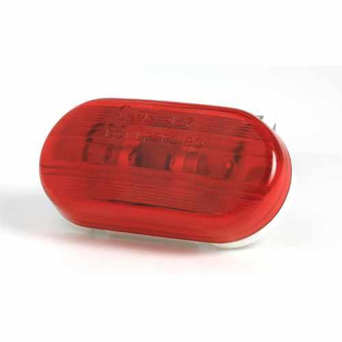 45262, Grote Industries Co., LAMP, OVAL RED - 45262