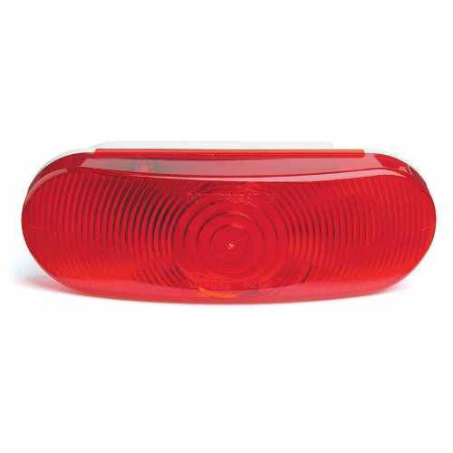 52182, Grote Industries Co., LAMP, SERIES 60 OVAL RED - 52182