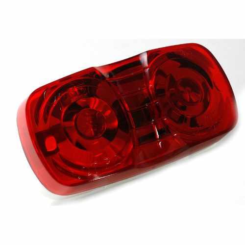 46792, Grote Industries Co., LAMP, SQUARE CORNER RED - 46792