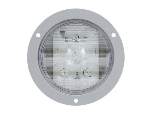 44344C, Truck Lite, LED 6 DIODE GRAY FLANGE - 44344C