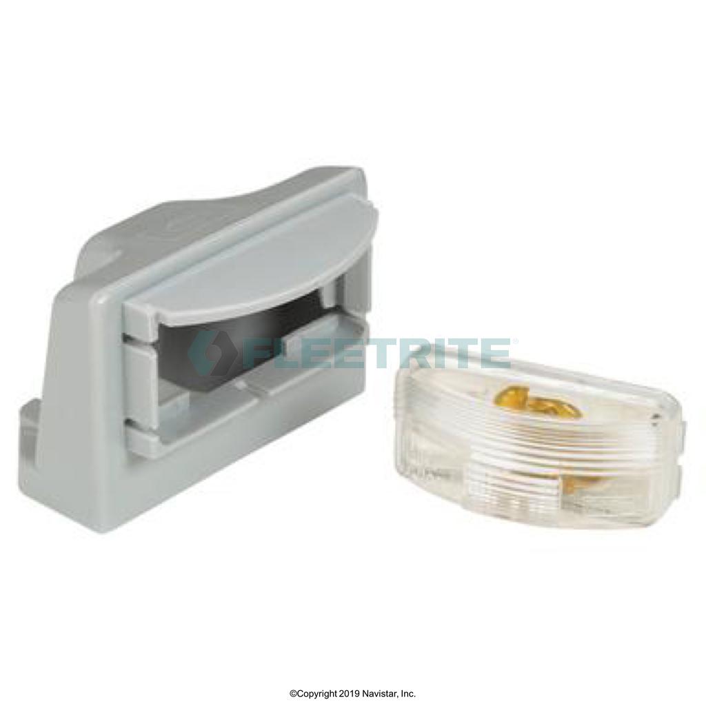 FLTLP2001, Fleetrite, Fleetrite Lamp; Type: License; Color: Grey; Voltage: 12V/.33A; Bulb: 2CP - FLTLP2001