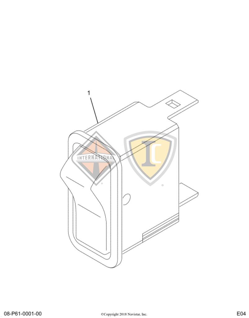 3533928C1, Navistar International, LIGHT - part number 3533928C1