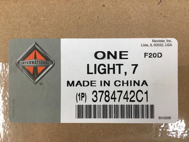 3784742C1, Navistar IC Bus , LIGHT, 7" AMBER LED REAR TURN  - part number 3784742C1