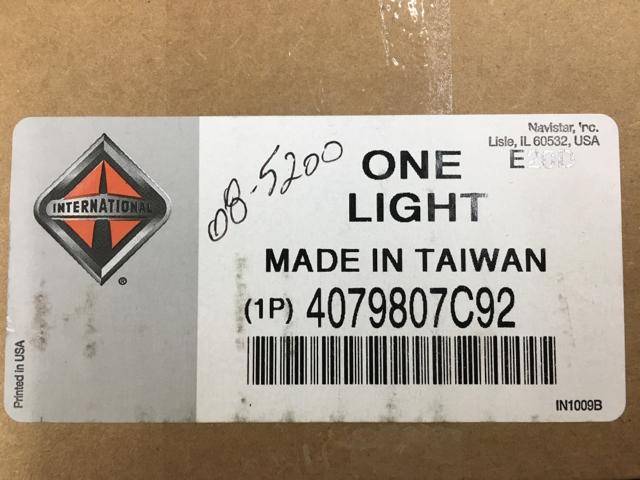 4079807C92, Navistar International, LIGHT, FOG, FOG LIGHT, HALOGEN - part number 4079807C92