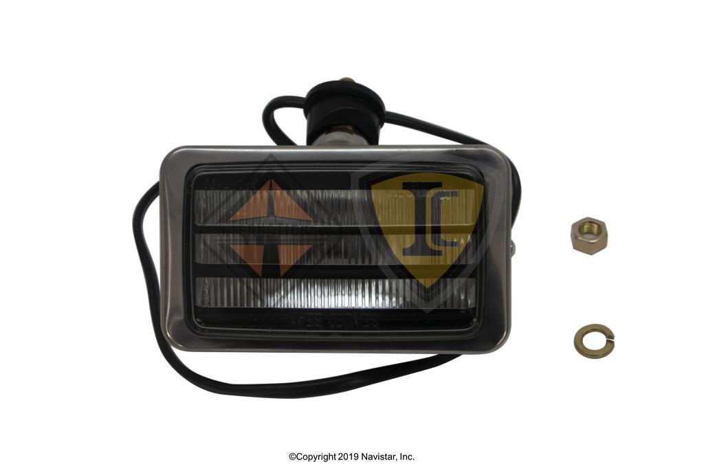 1655006C91, Navistar International, LAMP, FOG, W/ LOUVERS - part number 1655006C91