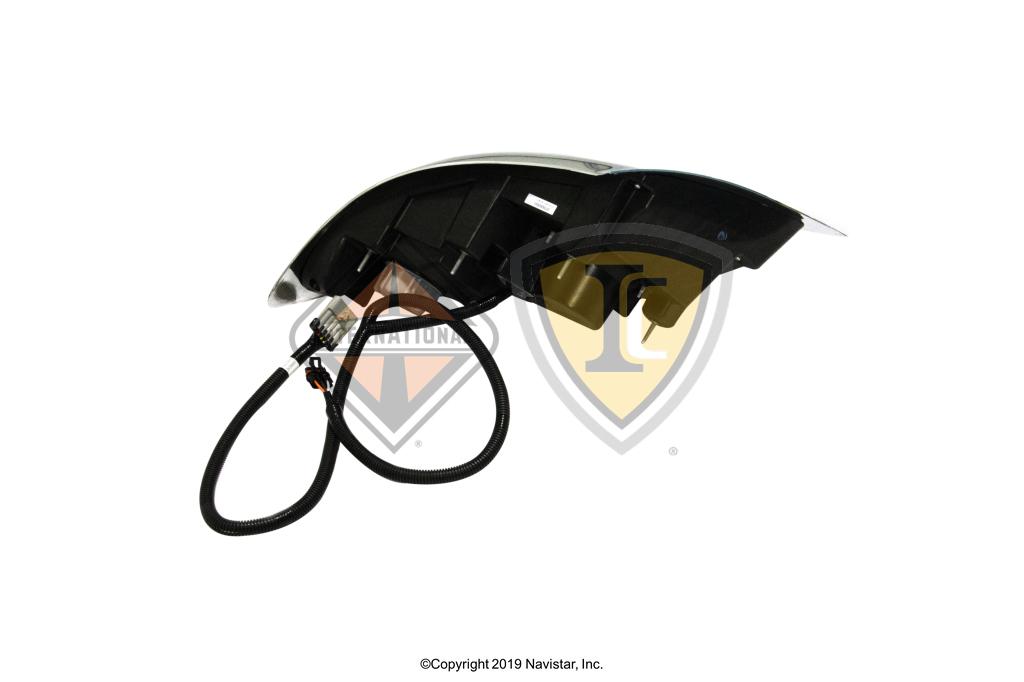 3779263C91, Navistar International, HEADLIGHT ASSY, LEFT, HALOGEN, LH, CHROME - part number 3779263C91