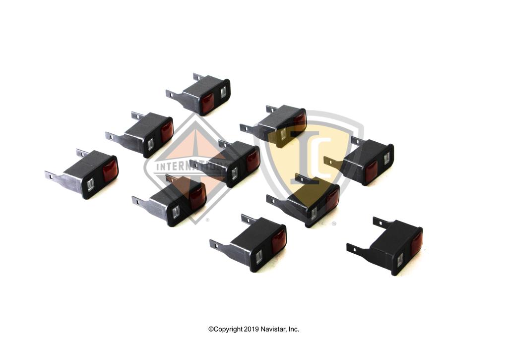 3587024C1, Navistar International, WARNING LAMP ASSY, RED-LESS LED - part number 3587024C1